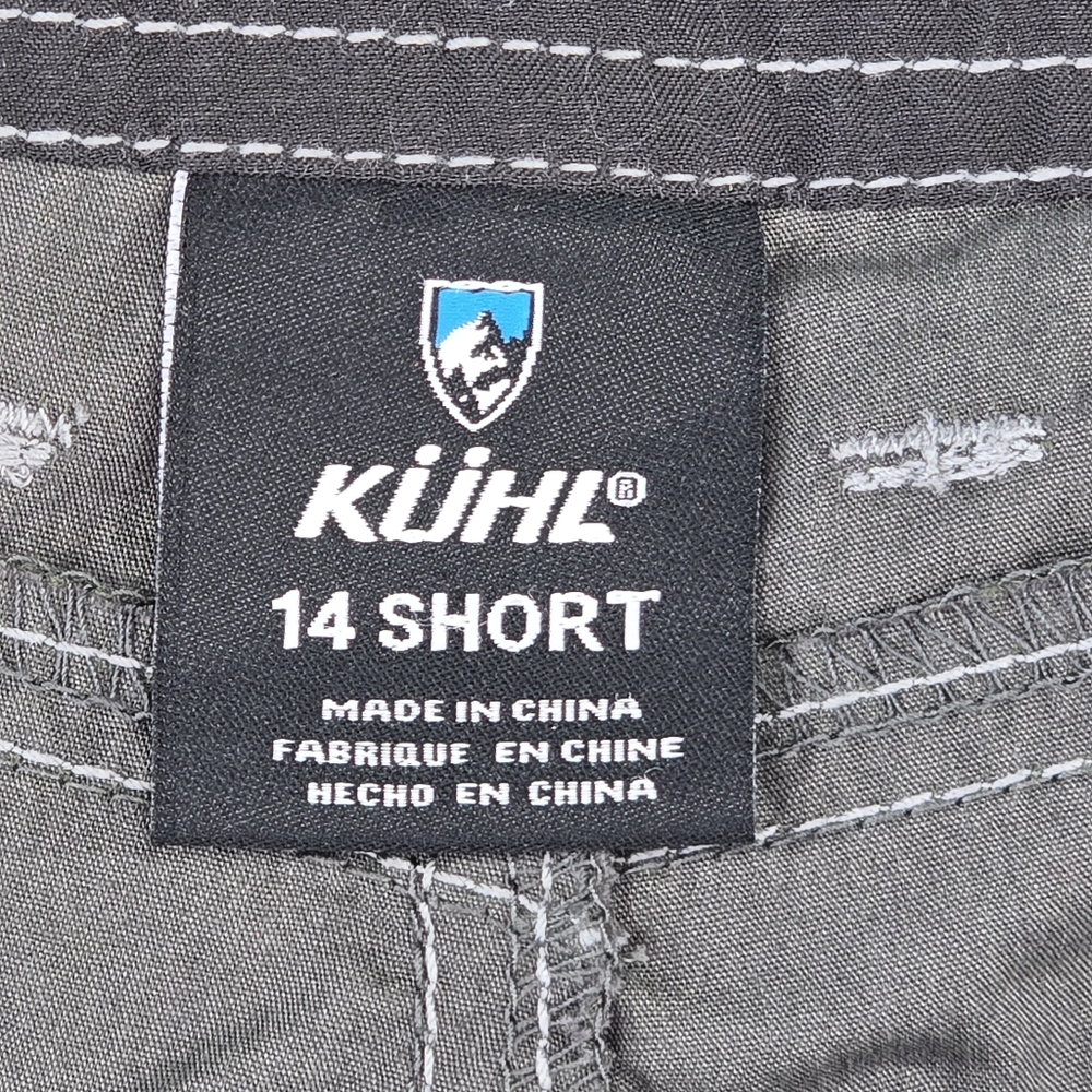 Women's KUHL Kontra Cargo Pants Carbon Gray Size 14 Short 14P NWT - Picture 7 of 12